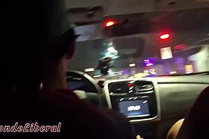 we left the swing club broke so my friend belan husband and i paid uber with pussy and blowjobs