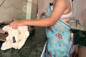 Newlywed Priya's Big Boobs Bhabhi Kitchen Stand Fucked By Neighbor BBC Boy