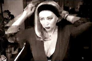 Peter Stone's wife strips naked for dirty BDSM toy play in bathroom