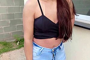 Pedreiro Fucks Sexy Brazilian Boss Lady On Construction Site Moaning Loud