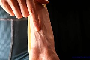 she's got this skinny italian milf vibe with a hand veins fetish that pulls you in deep as the camera lingers on every vein popping out during her tease