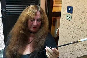 augusta savors fetish smoke from her extra long holder like a true slut wife