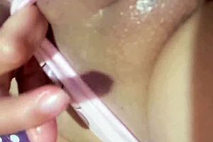 colombian big ass hairy babe dildos her saggy tits pussy solo
