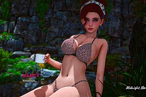 ETERNUM CH.65 NANCY AND NOVA TAKE ANAL THREESOME POUNDING ON ISLAND!