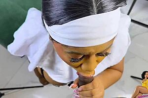 Queen Diva Deepthroats Thick Monster BBC