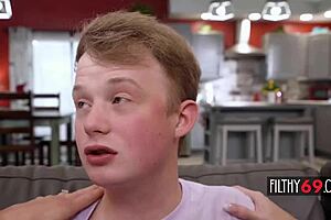 stepson feels waves of lust fucking stepmom and her busty bestie hard