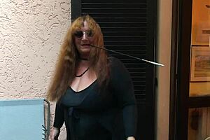 augusta savors fetish smoke from her extra long holder like a true slut wife