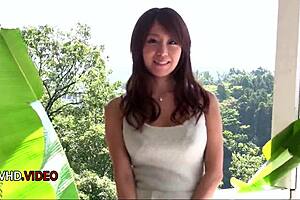 stunning asian milf savors intimate outdoor creampie in jav bliss