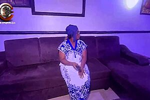 Rod Pounds Big Booty Ebony Mother-In-Law's Wet Pussy Doggy And Cowgirl Style