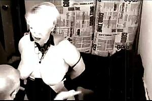Peter Stone's wife strips naked for dirty BDSM toy play in bathroom