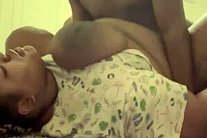 fat juicy melons bounce on my face while i drill her tight wet pussy