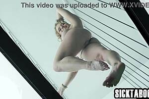 hey, sexy alexa flexy's big ass gets licked then fucked deep after her flexible footjob tease!