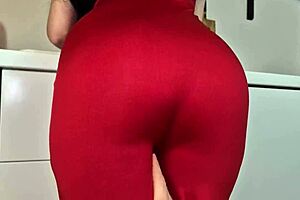 Step mom's pussy filled with cum on kitchen table, want seconds?