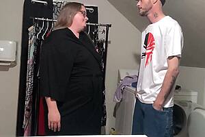 Cheating Girlfriend's Big Tit Mom Offers Sympathy Fuck POV Creampie
