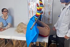 madrasta takes stepdaughter first gyno visit blindfolded humiliation