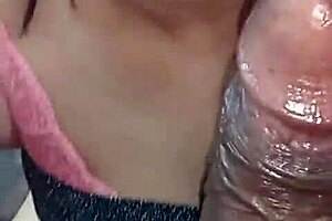 asian indian stepmom slurps monster cock deepthroat with dirty hindi talk in taboo pov blowjob