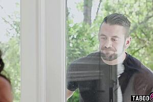 landlord pounds big tits latina milf ass to mouth