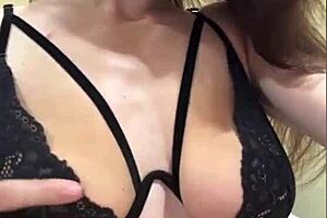 i can't believe stepmom stripped down showing off her sexy underwear