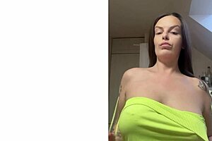 mommy releases obedient slave from chastity for strap-on cum tribute