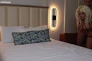 blonde pornstar's lucrative deal ends with cum-drenched huge tits and pussy