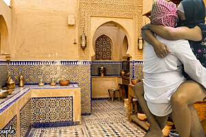 saudi hubby fucks iranian wife hard in their steamy kitchen