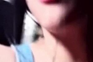 Colombiana hairy babe masturbates solo in bathroom with big dildo real homemade