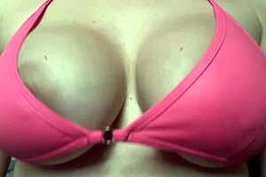 artemisia love's big italian tits bounce teasingly in solo play.