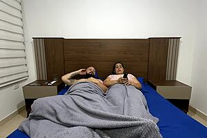 my huge titted stepmom milf gets creampied next to cuckold stepdad's watching eyes