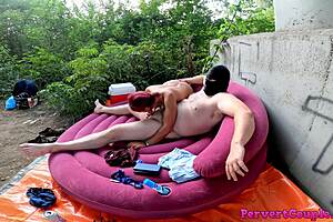 I Suck His Huge Cock Before Outdoor Anal Pounding Ecstasy