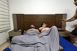 my huge titted stepmom milf gets creampied next to cuckold stepdad's watching eyes