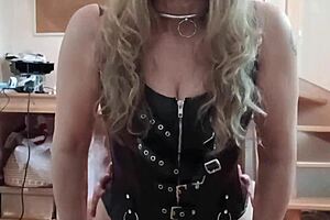 Maid's Secret Chains And Commands Await In Bedroom Shadows