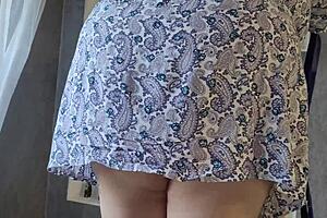 Chubby Mommy's Huge Juicy Ass Sucks Hard Then Takes Tight Pussy Pound No Condom