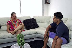 Husband Films Chubby Latina Wife's Intense Licking Session With Stranger