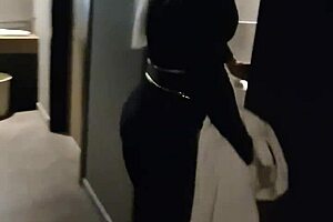 wanna see her take risky public anal in restaurant bathroom then hotel parking lot blowjob?