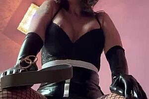 kate's latex heels got me kneelin big ass goddess