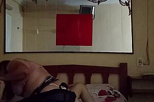 Chubby Latina Wife Rides Cowgirl Doggy Style