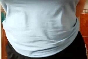 Huge Black Cock Milf Wife Moans in Hot Bathroom Shower Orgasm Compilation!