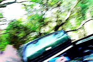 pale redhead beach pickup gets risky outdoor pounding by muscled stud