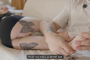 Stepmom's Foot Massage Turns Into Passionate Curvy Fuck