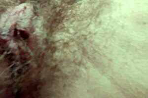 Hairy mature housewife fingers big clit puffy saggy tits dirty talk pussy lips