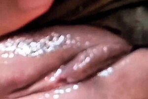 Colombiana hairy babe masturbates solo in bathroom with big dildo real homemade