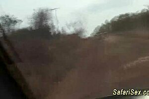african babe gets backseat monster cock pounding