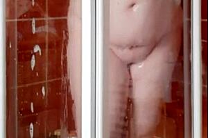 Huge Black Cock Milf Wife Moans in Hot Bathroom Shower Orgasm Compilation!