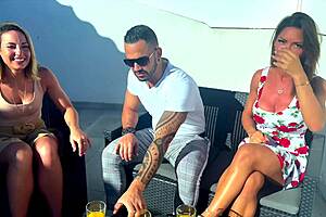 vittoria and pam dive into their sexy french threesome adventure