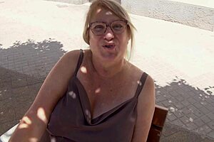 70-year-old senora fina's huge boobs make young boy explode