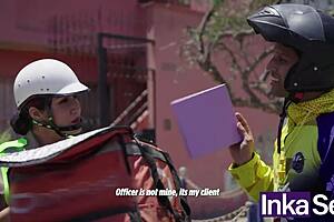 Inka Sex Milf Cop Fucks Venezuelan Delivery Hard Ass