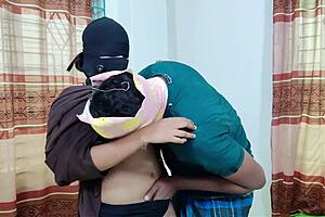 Desi village Muslim stepmom fucks stepson crazy in bedroom