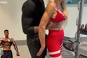 blonde hotwife morgan ray craves trainer's bbc stretch ecstasy