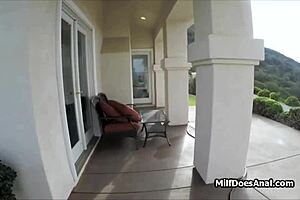 slim sidra takes deep throat then deep anal with buttplug