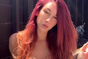 italian milf artemisia love smokes hot in outdoor solo fetish tease